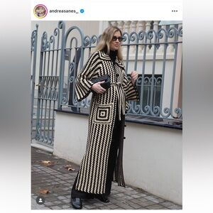 BY MALENE BIRGER DINA COAT SIZE SMALL. NEW NEVER WORN